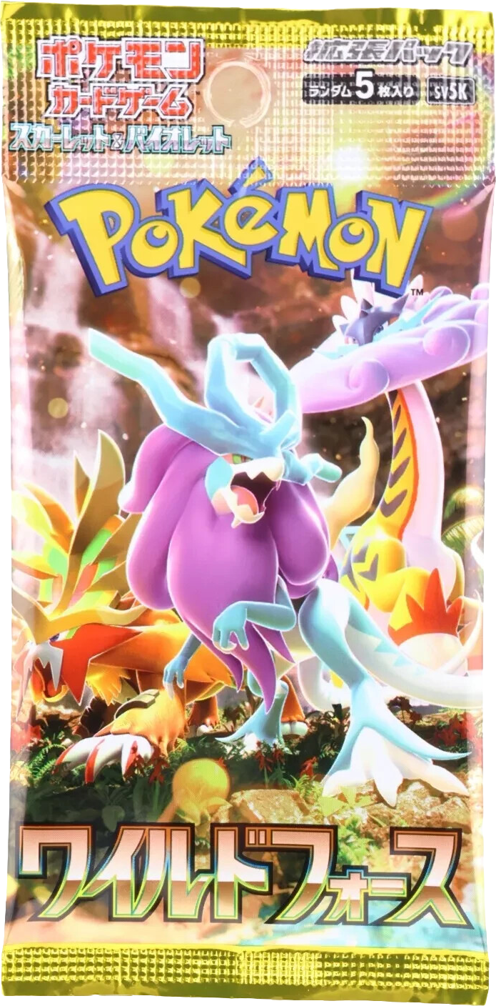 Pokémon TCG Wild Force Booster Pack (Japanese) Front